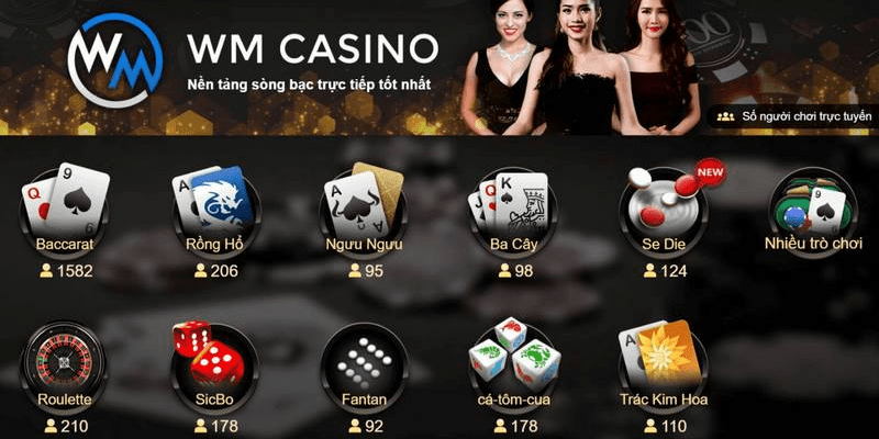 WM Casino - Thương hiệu cá cược số 1 châu Á